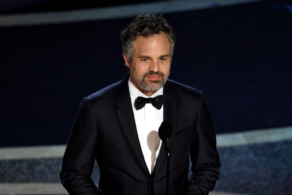 HOLLYWOOD, CALIFORNIA - FEBRUARY 09: Mark Ruffalo speaks onstage during the 92nd Annual Academy Awards at Dolby Theatre on February 09, 2020 in Hollywood, California. (Photo by Kevin Winter/Getty Images)