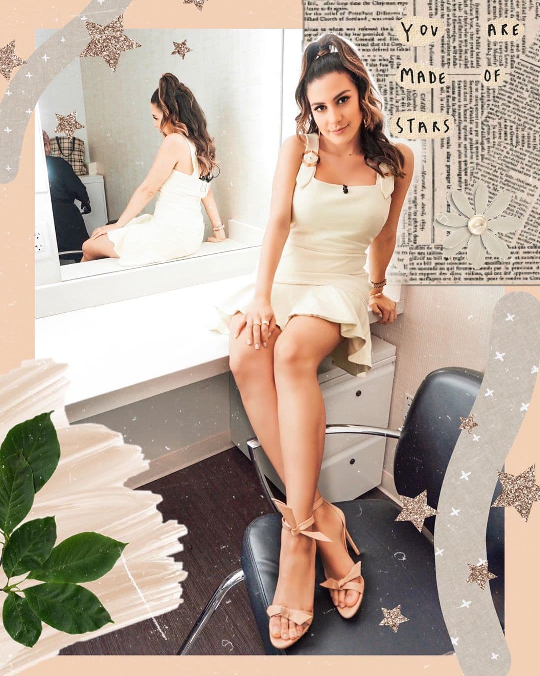 A Jessi Rodríguez le ha dado tiempito en estos días de compartirnos lindos collages en sus redes sociales. En este por ejemplo pudimos apreciar completo su look, con todo para el verano.
