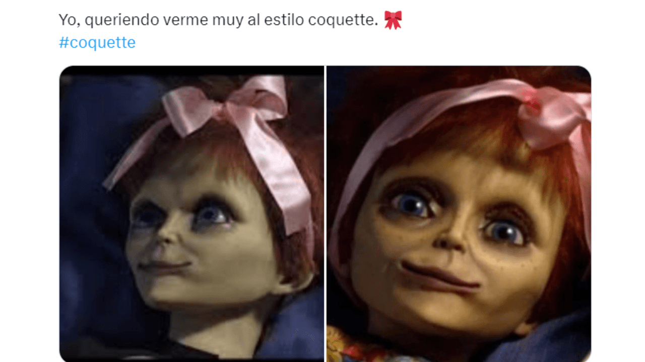La tendencia ‘coquette’ inspiró cientos de memes en redes sociales.