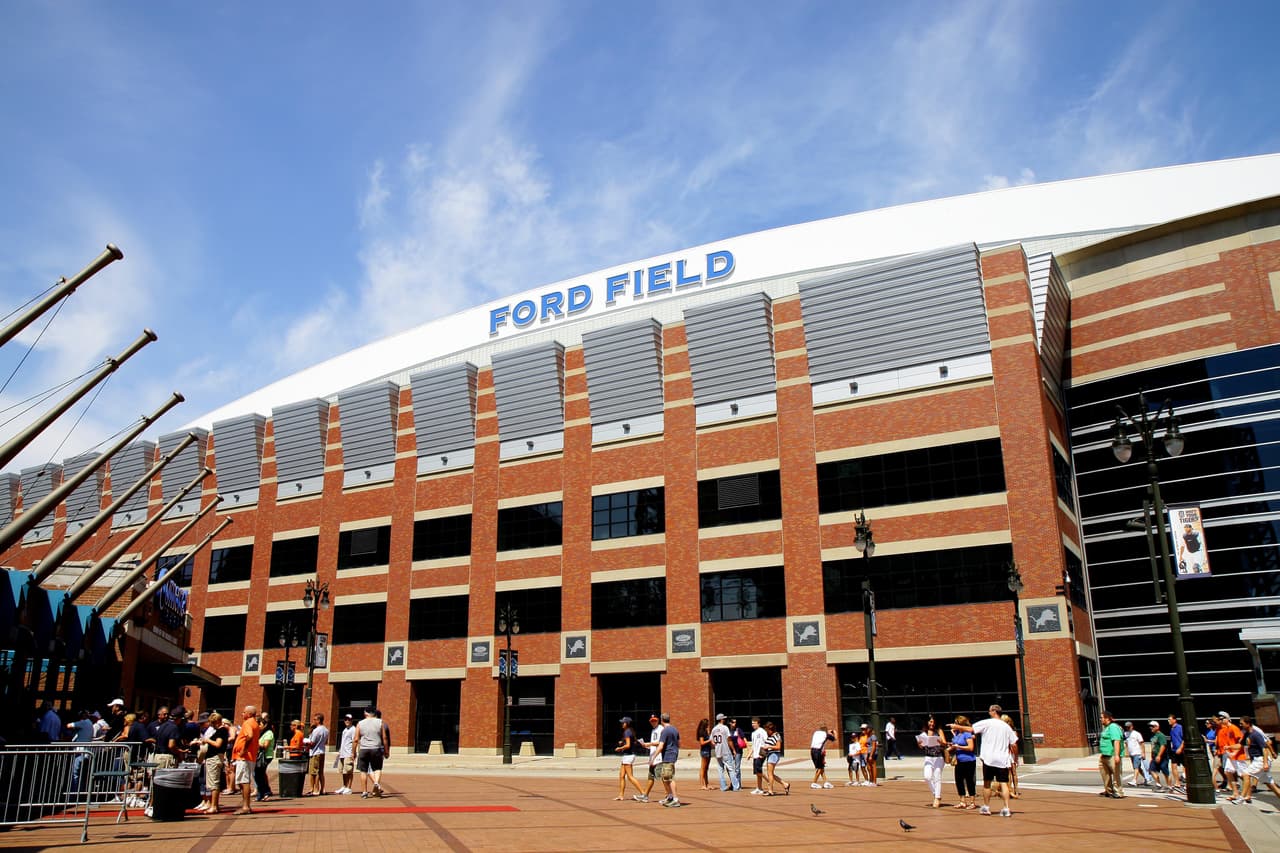 La casa de los Leones de la NFL, el Ford Field de Detroit, es otra potencial sede para el primer mundial con 48 selecciones.