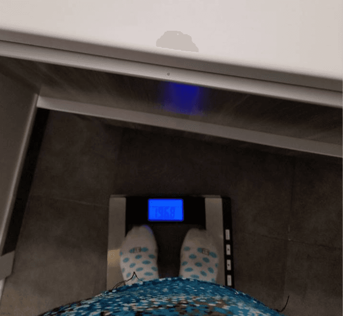 Las básculas también han comenzado a registrar cambios. Luly Paute quedó sorprendida al ver que su pesó bajó de 203 a 196.