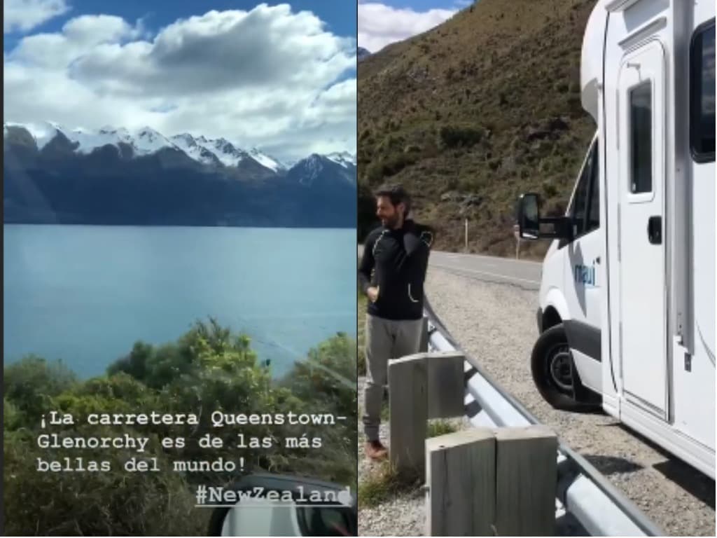 A través de Instagram Stories, Alessandra se encargó de capturar distintos momentos de su viaje, el cual realizaron a bordo de un remolque.