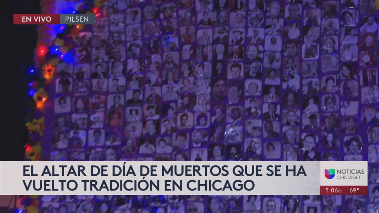 Sí, porque este altar está dedicado a ellos.
<b>Hoy, hay más de 400 fotografías componen lo que ya parece un monumento</b>, todos ellos eran vecinos de Pilsen que fallecieron.