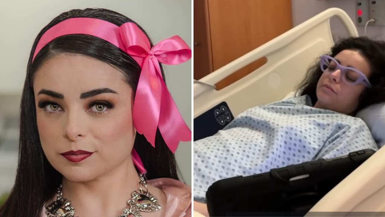 Violeta Isfel se dejó ver desde el hospital un día después de su cirugía.