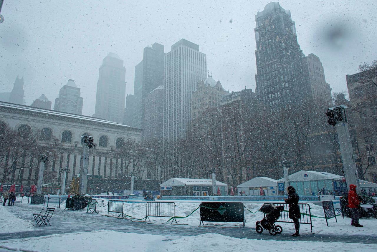 <b>Nueva Jersey/Condado de Essex: </b>Cerca de 8 pulgadas de nieve.