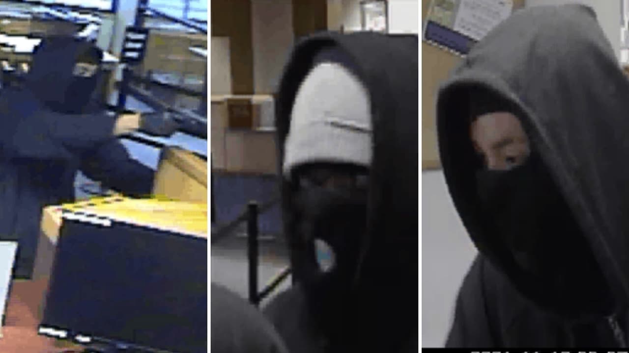 Los detectives del Departamento de Policía de Santa Rosa indicaron que al menos dos hombres adultos ingresaron al West America Bank en el lado este del edificio. Ambos sospechosos portaban pistolas y ataron a cuatro empleados del banco.
<br>