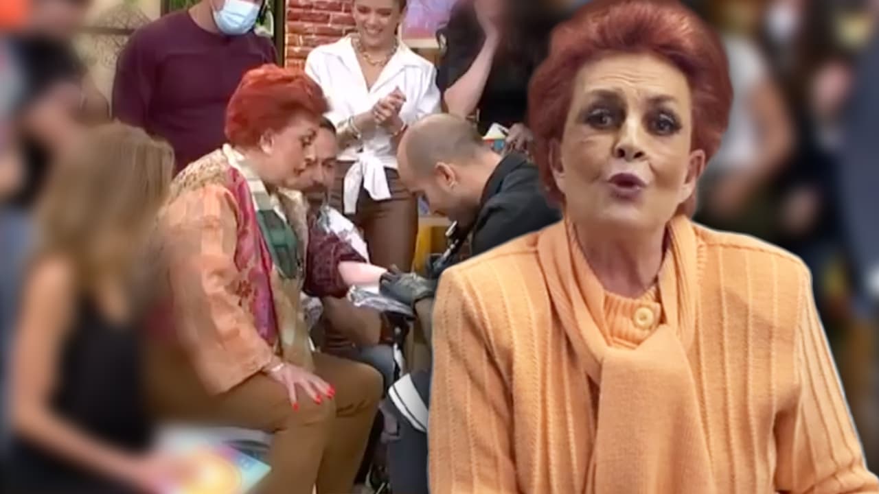 En 76 años no lo hizo: Talina Fernández se tatúa por primera vez y lo hace en vivo