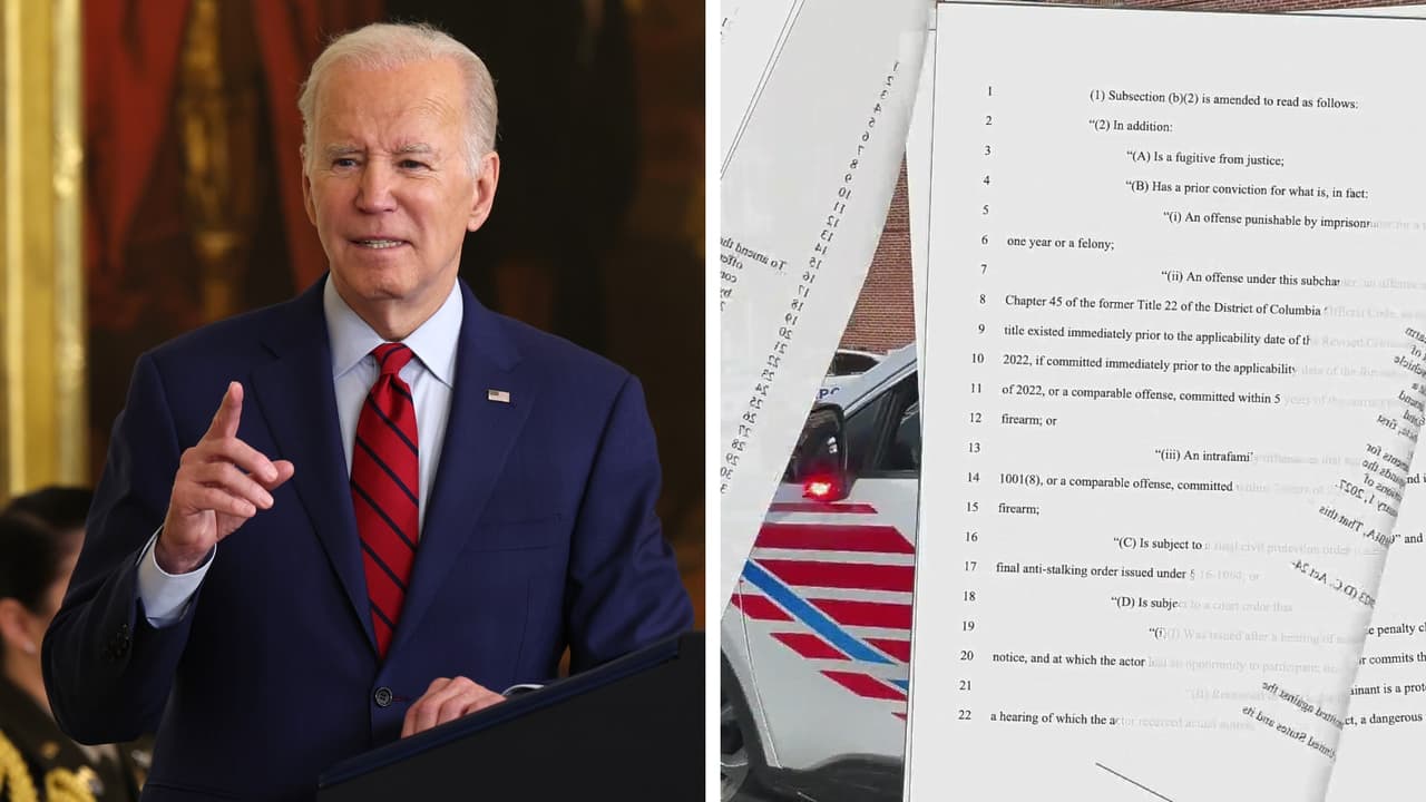 El presidente Joe Biden afirmó que firmaría una resolución del Senado para frenar cambios en el código penal de DC, que contempla castigos menos severos para los delincuentes. Esto representa un inusual acuerdo entre el presidente, del Partido Demócrata, y congresistas republicanos.