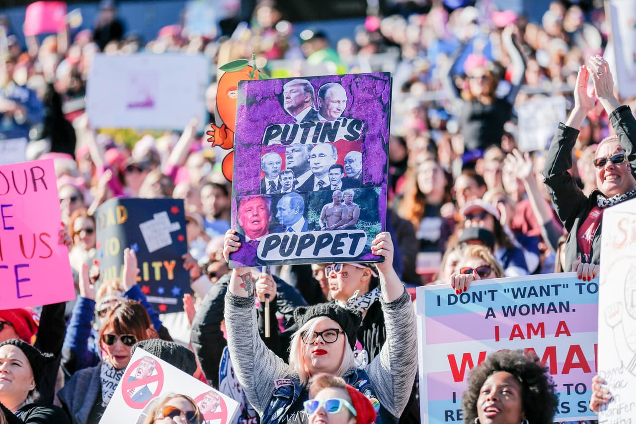 "El títere de Putin".
