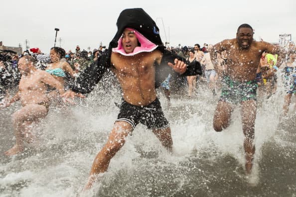 <b>El Chapuzón del Oso Polar / Polar Bear Plunge</b>