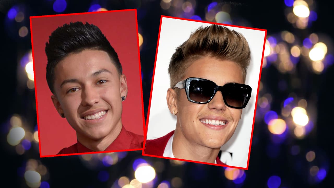 Ryan Vizcaíno y Justin Bieber tienen tres cosas en común; su sonrisa, aman usar lentes y saben cómo lucir un fohawk.