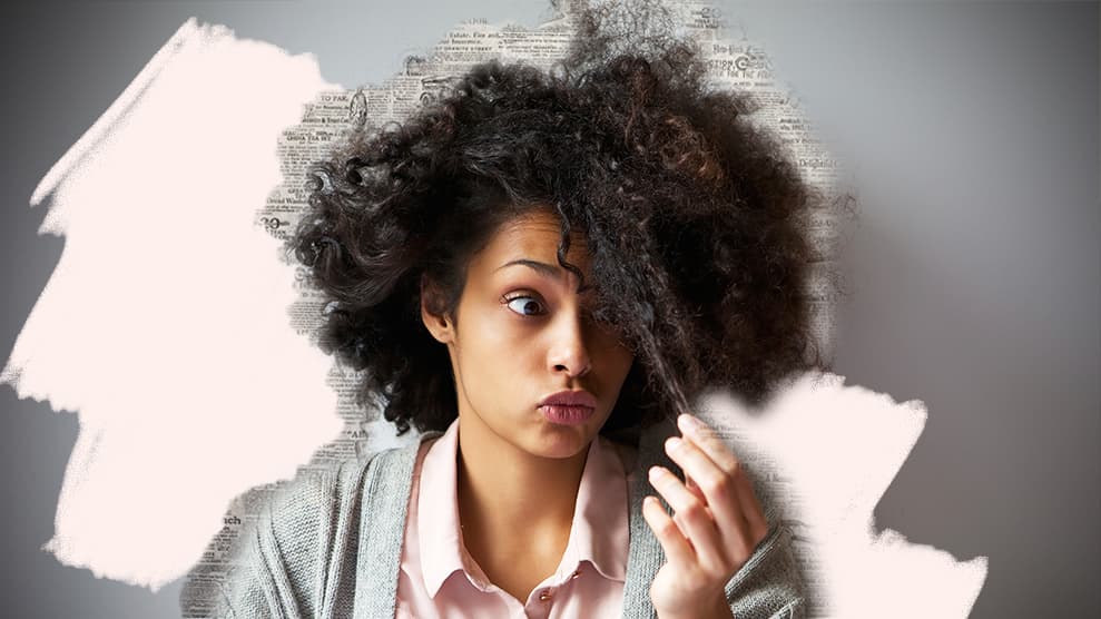 <h3>1. Pelo con estática </h3>Se cree que la falta de humedad es lo que causa que el pelo se encrespe. Pero en realidad es el exceso lo que provoca esta condición. Y cuando el pelo está dañado por ser sometido a tratamientos que lo resecan como la aplicación de tratamientos químicos, o el uso de herramientas térmicas es incapaz de mantener un apropiado nivel de humedad lo que empeora la situación.