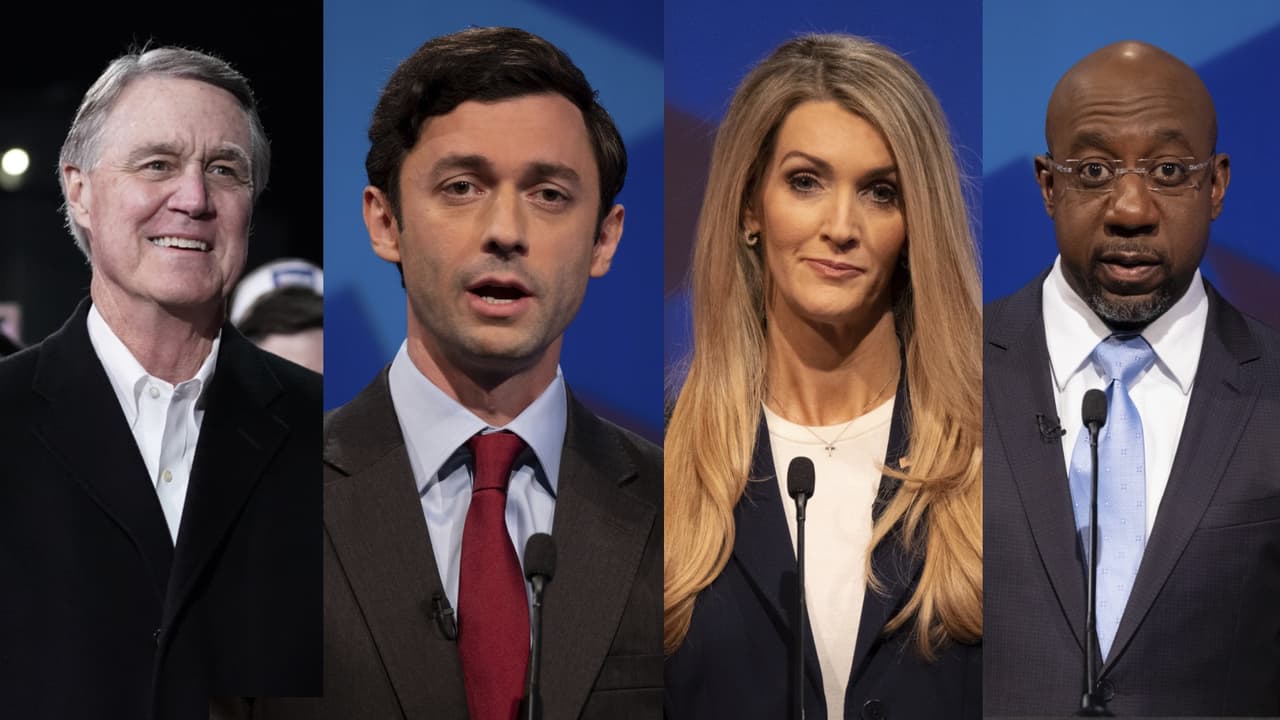 Las encuestas de la segunda vuelta por el Senado en Georgia muestran contiendas parejas