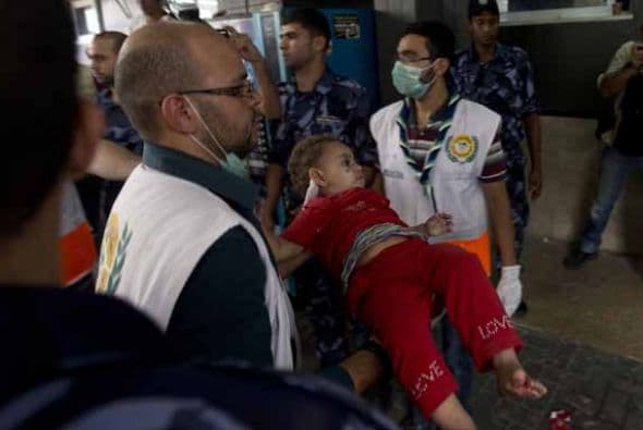 En un estudio de noviembre de 2013 sobre las consecuencias de largo plazo de la operación “Plomo fundido” constatamos que el 30 por ciento de los niños y familias entonces traumatizadas tienen aún hoy problemas postraumáticos. Fuente: ©Deutsche Welle