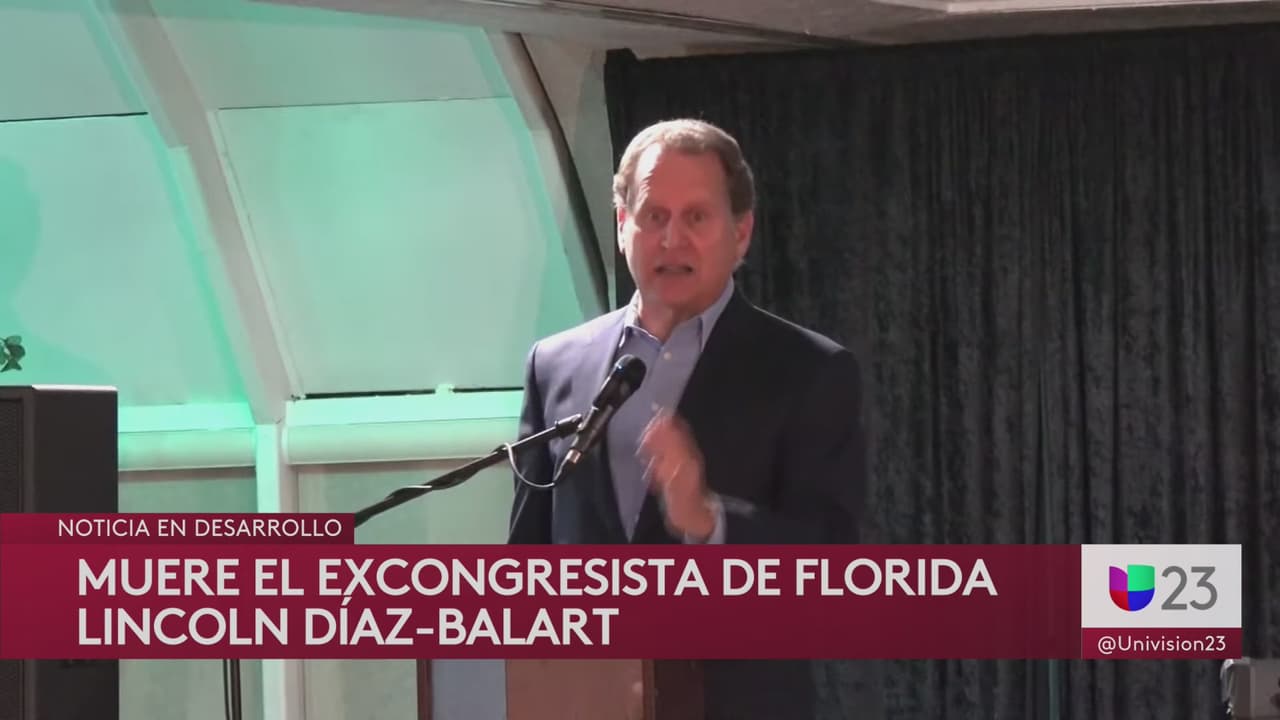 Muere el excongresista Lincoln Díaz-Balart a los 70 años