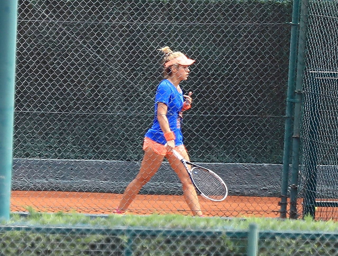 Después de su segundo embarazo, Shaki se ha esforzado al máximo en sus rutinas deportivas.