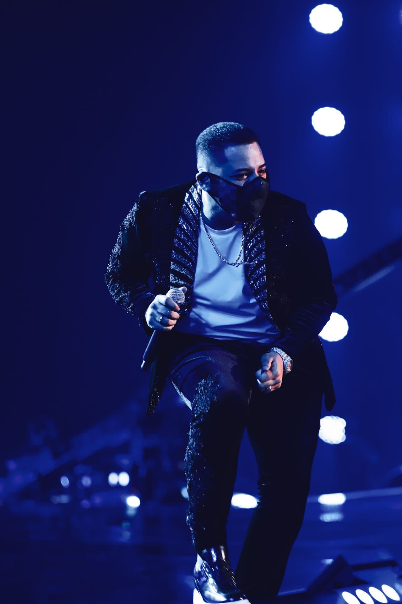 Su vocalista, 
<b>Eduin Caz</b>, hizo lo propio en los ensayos y parece que lo disfrutó mucho.