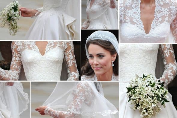 La exposición también mostraba algunos otros objetos que fueron parte de la Boda Real, como lo es una réplica del pastel de bodas y el ramo que Kate usó.