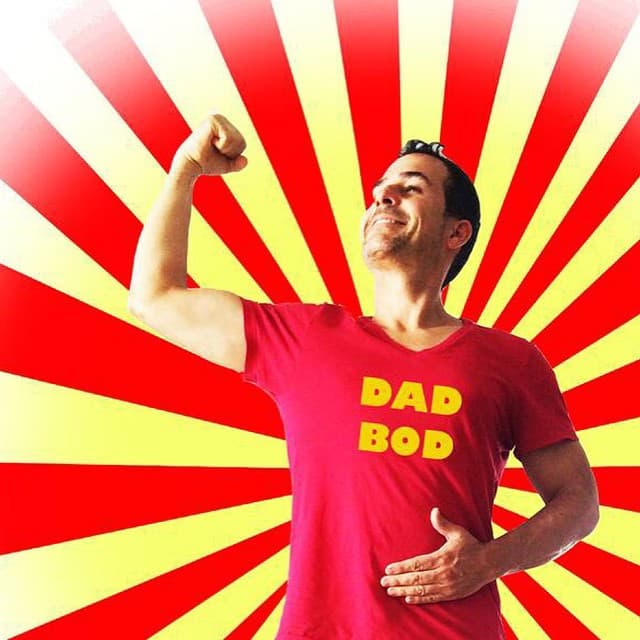 Además está orgulloso de su cuerpo.