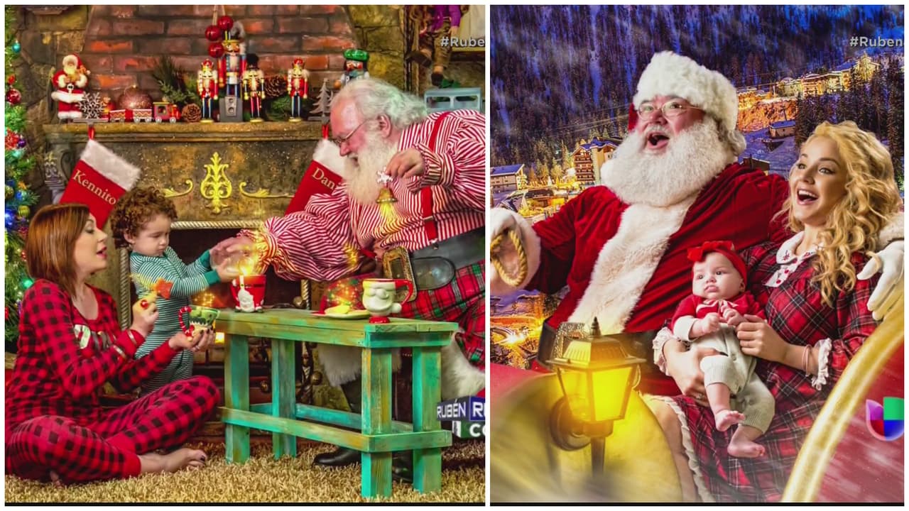 Daniela Droz y Gredmarie llevaron a Kamilia y a Kenito a conocer a Papá Noel. Las fotografías son un espectáculo de pura magia. Las fotos fueron tomadas por Willie Sepúlveda.