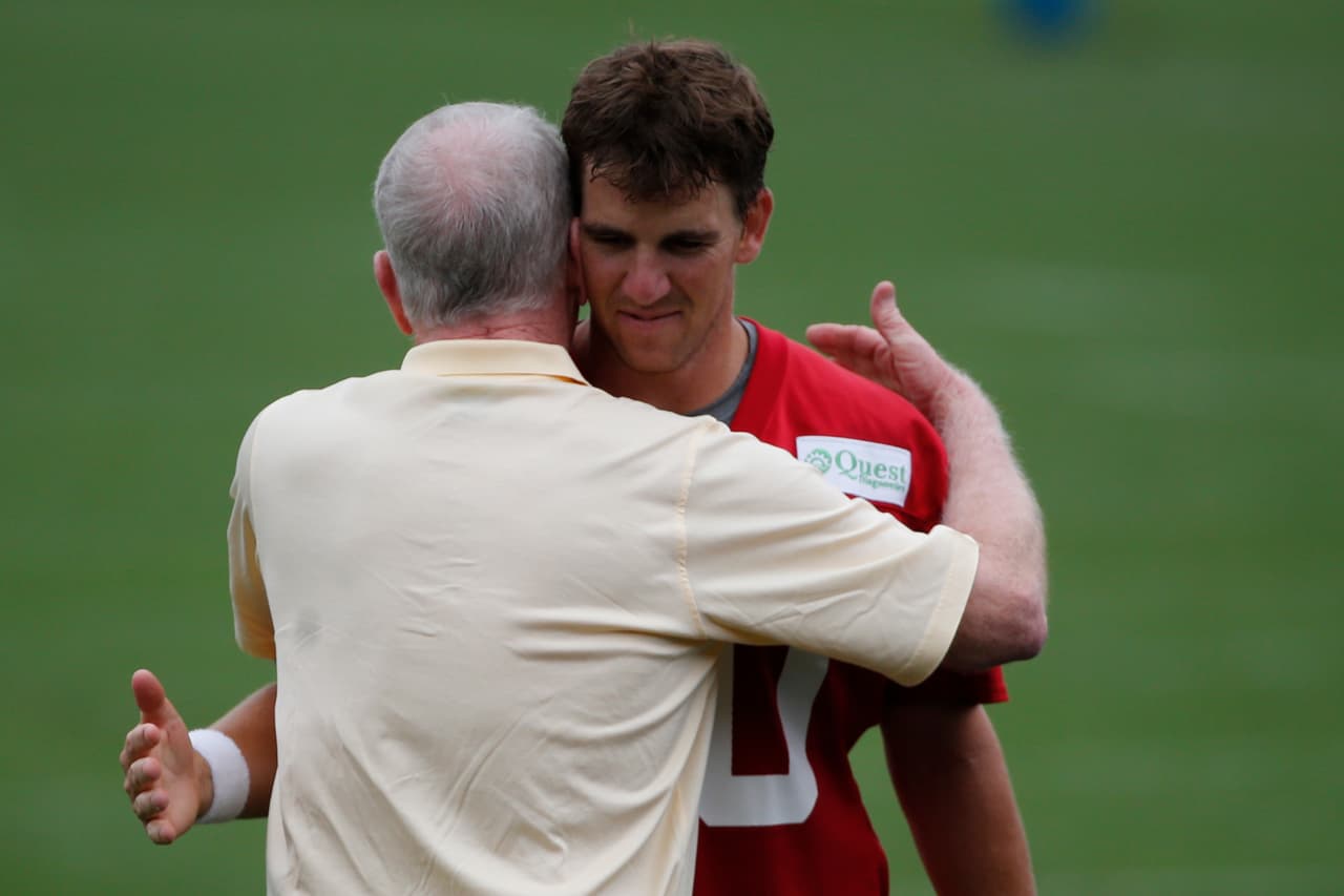 NYG espera un nuevo contrato con Eli Manning antes del campo de entrenamiento