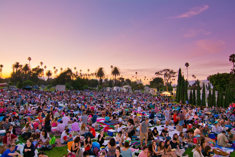 Cinespia, uno de los eventos más populares en el sur de California.