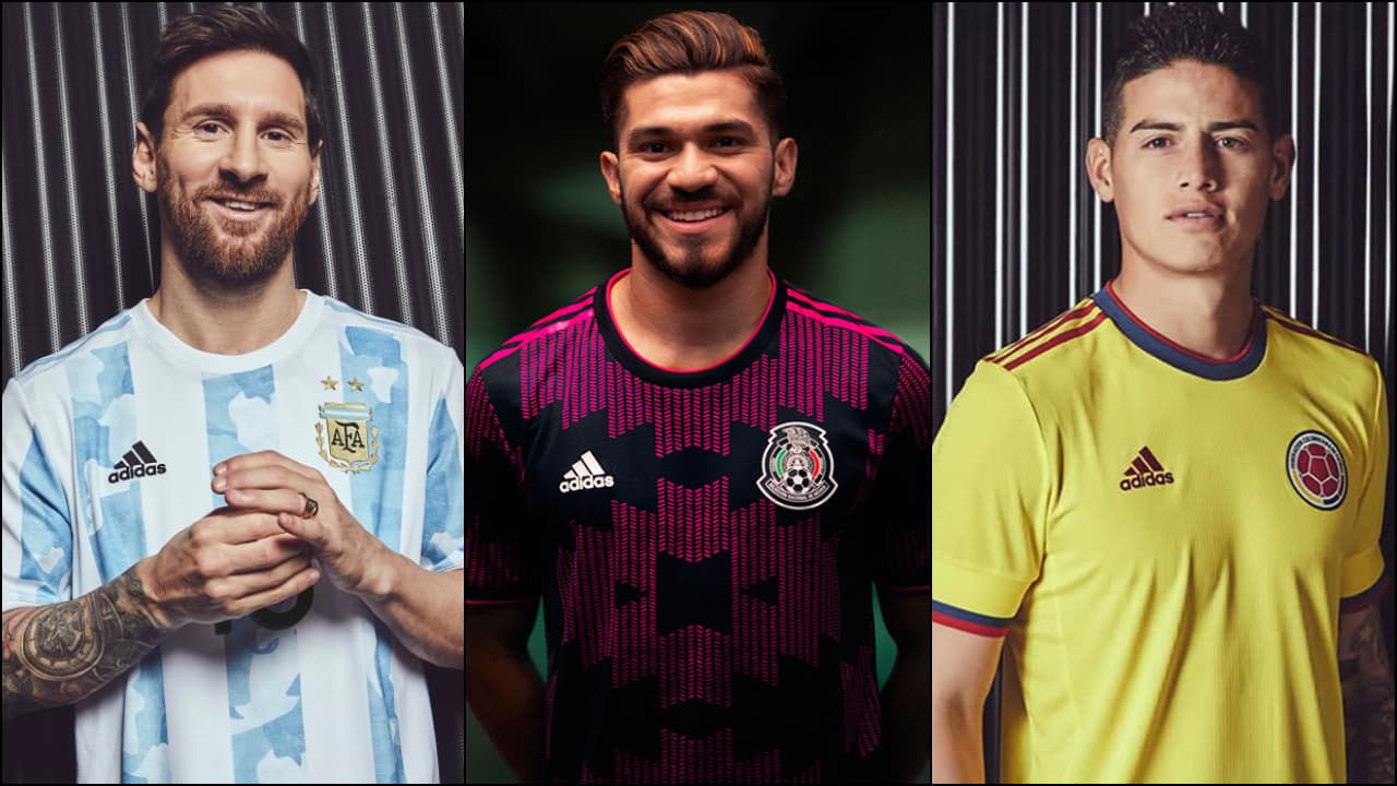 ¡Hermosas! México, Colombia y Argentina presentan nuevas camisetas | Adidas presentó la nueva piel de las selecciones del Tri, los 'Cafeteros y 'Albicelestes' para el 2021.