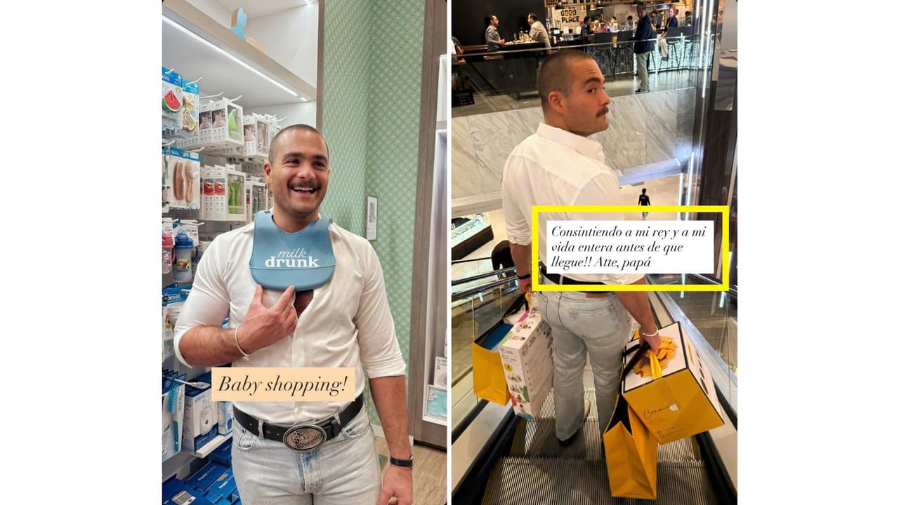 El mensaje de Carlos Said que desató especulaciones sobre el género de su bebé.