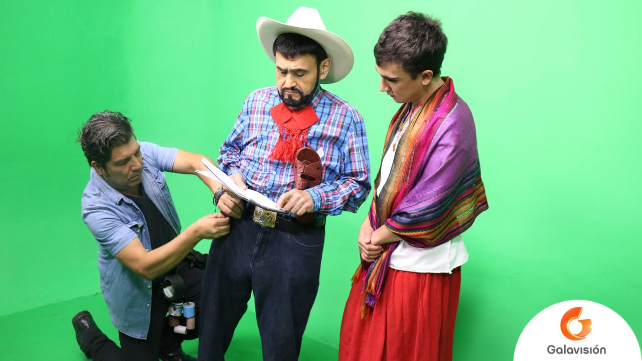 Ajustes de micrófono durante los ensayos.