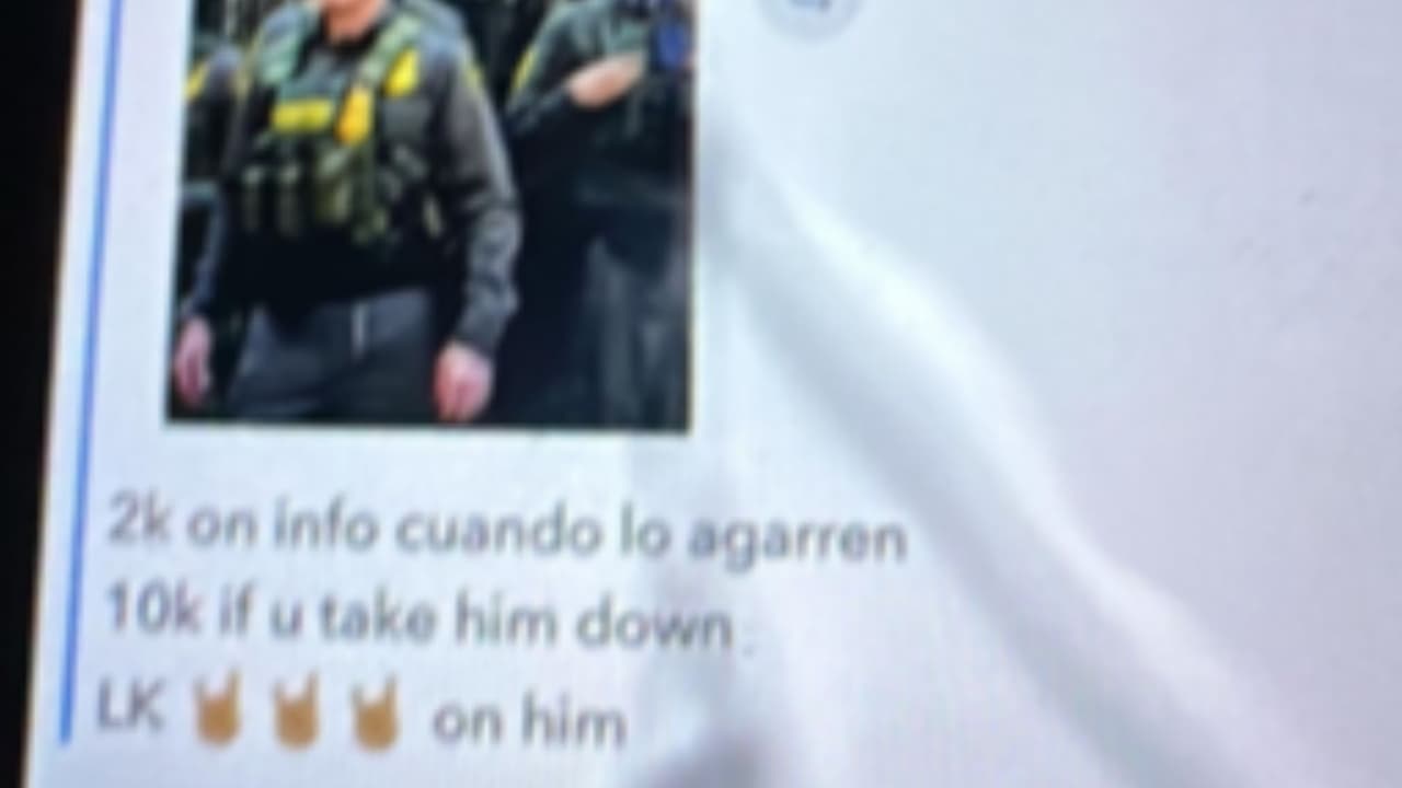 La captura de pantalla que recibieron las autoridades había sido publicada por un usuario llamado Juan.
