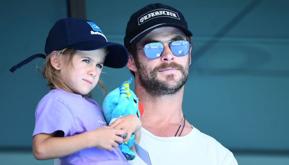 Chris Hemsworth y su hija India