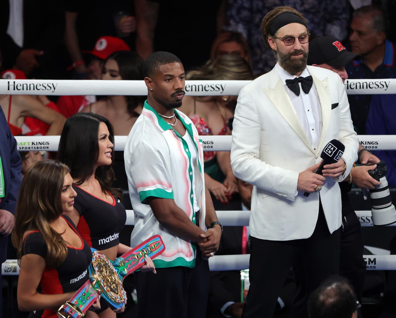 Michael B. Jordan en pelea de Saúl "Canelo" Álvarez