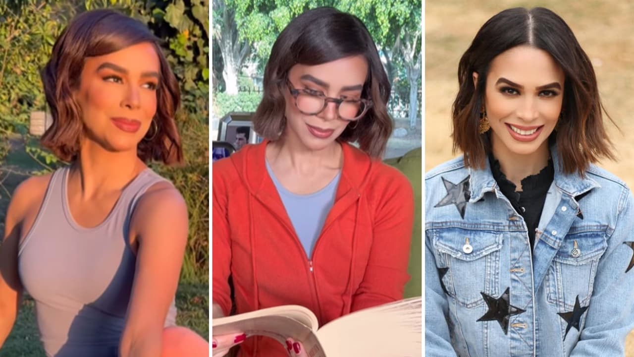 Biby Gaytán llevó un tiempo el 'bob' mediano.