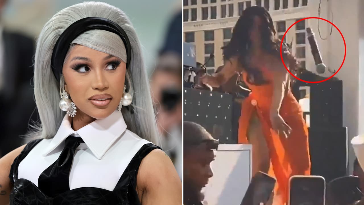 Cardi B le avienta el micrófono a mujer que la agredió en pleno show: así fue el momento