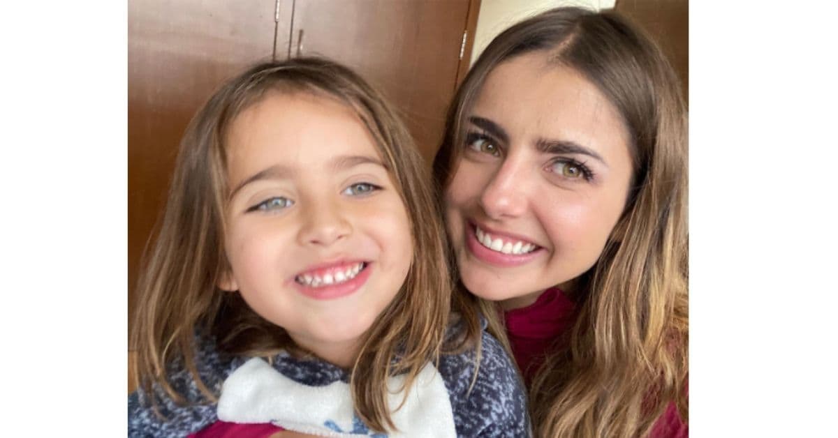 Michelle Renaud con su hijo Marcelo