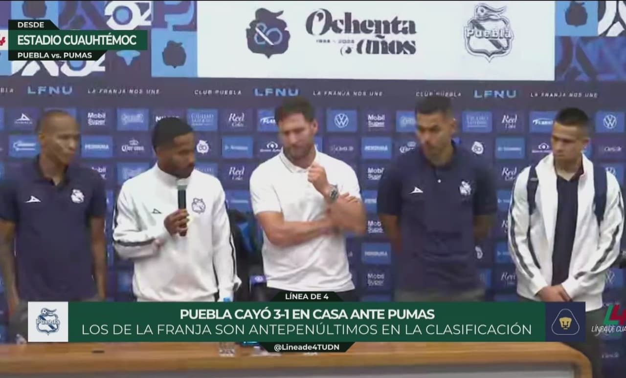 Así fue la inesperada conferencia del Puebla ante malos resultados