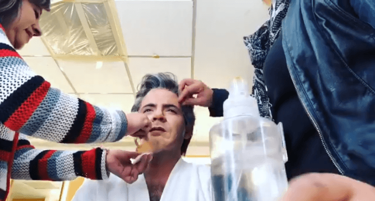 En el proceso de caracterización se utilizan silicones, pelucas y mucho maquillaje.