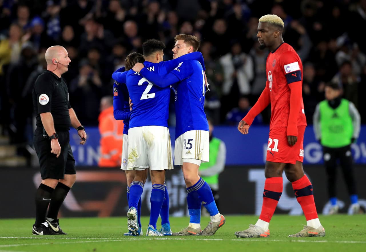 Leicester City 2-0 Wigan Athletic.