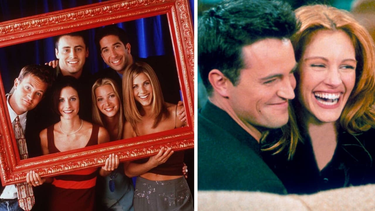  Julia Roberts puso una insólita condición para salir en 'Friends': Matthew Perry se la cumplió