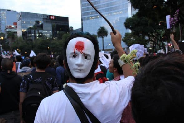 Según cifras del gobierno de la Ciudad de México, en la marcha participaron 50 mil personas. (Crédito: Roberto Bustamante)