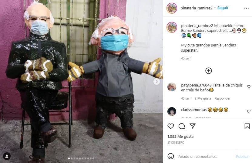 Piñata de Bernie Sanders