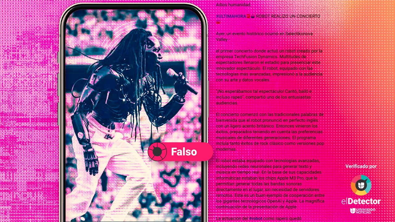 Las herramientas de detección de IA apuntan a que es una creación digital.
<b> </b>
