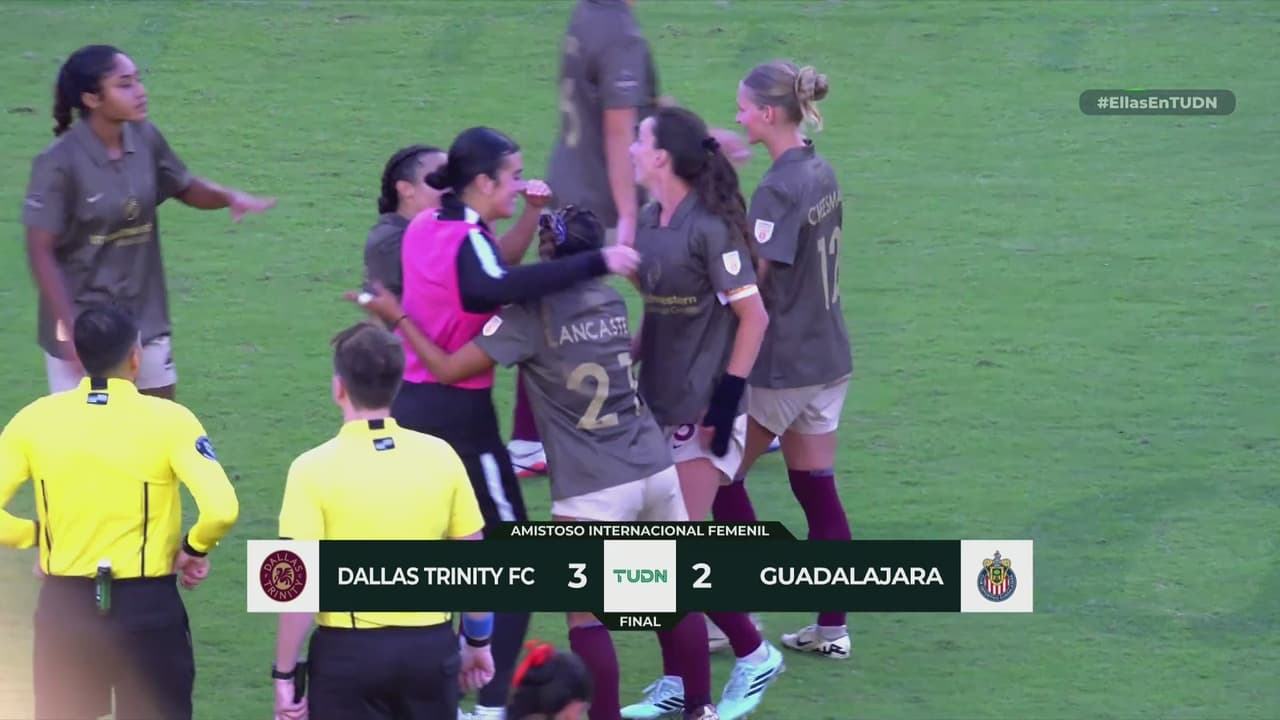 Dallas Trinity se lleva el triunfo sobre Chivas femenil, en amistoso