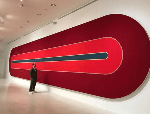 Después de varios días de madrugar, Carlos Calderón prefirió tener un sábado de relax y un poco más cultural.