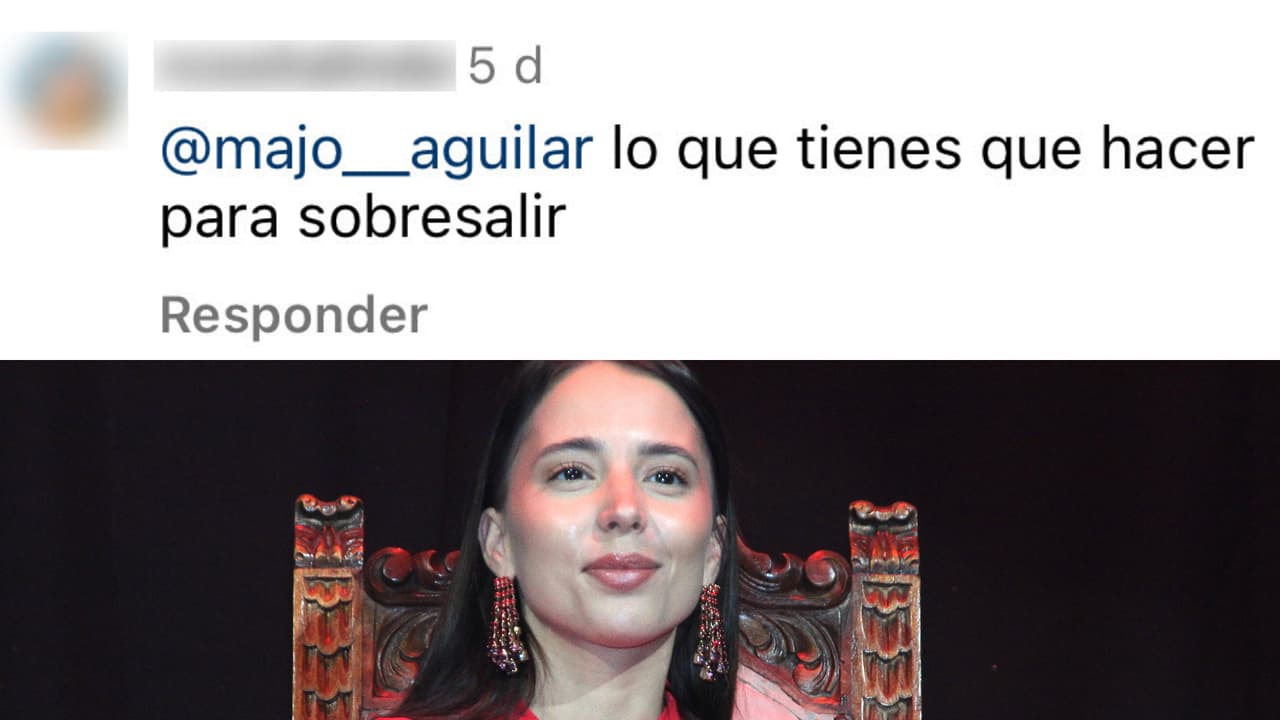 Pero también hubo críticas al comentario que le dejó a Belinda como la de esta usuaria que puso en duda el halago que le hizo a la actriz: 
<b>"Lo que tienes que hacer para sobresalir"</b>, le dijo la persona. 
<br>