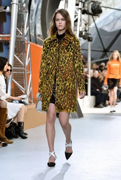 El animal print no podía faltar en las pasarelas.