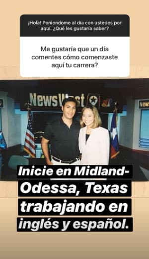 Respondió con una fotografía del baúl de los recuerdos. Satcha ha crecido enormemente como profesionista desde sus inicios a principios de los 2000 en Texas.