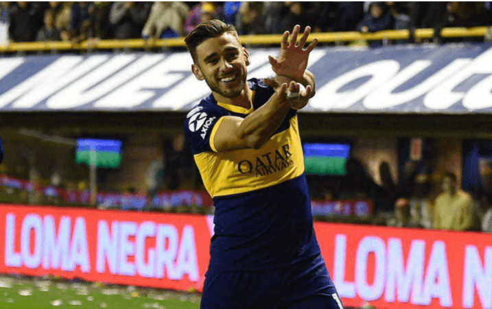 Buffarini se perdió en la primera anotación, por lo que Salvio celebró solo y dijo a su compañero que tendría que volver a anotar para realizarlo y así fue, al segundo gol realizaron la tan planeada fusión.