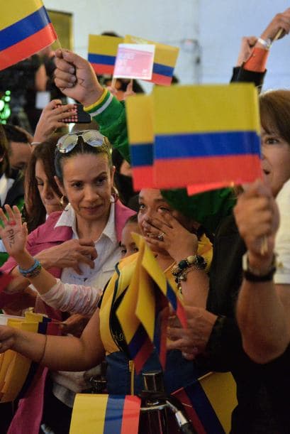 De hecho, la paz lo fue todo en la celebración del triunfo en las urnas de Santos.