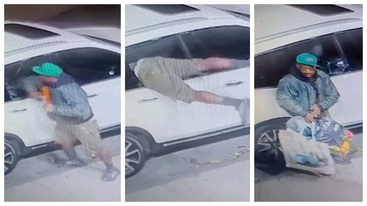 “Sacó tres bolsas de ahí adentro”, Launy Hierro muestra cómo le robaron todo lo que tenía en su auto frente a su vivienda